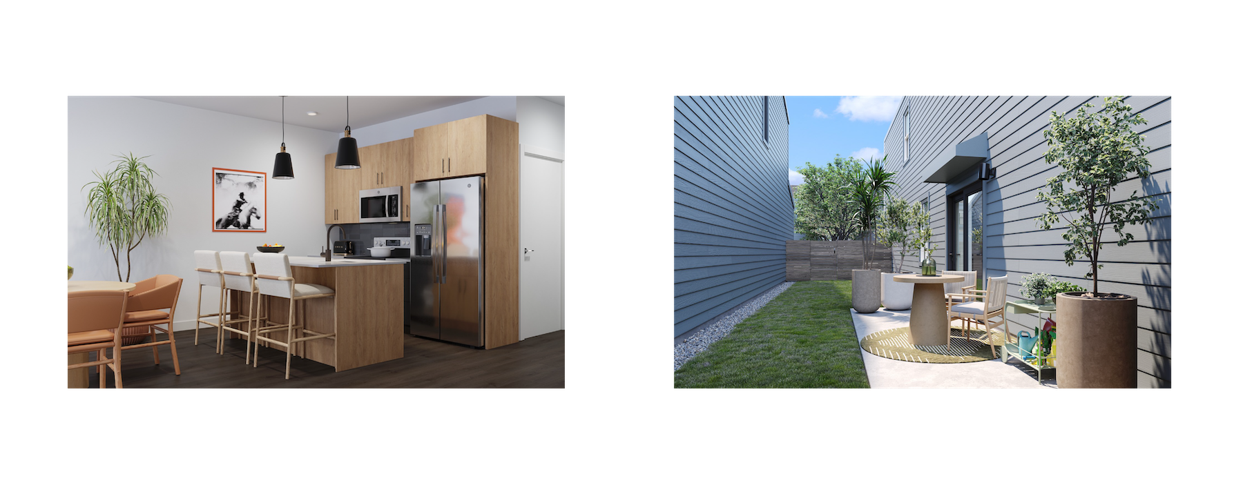 two images side by side